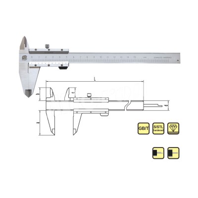 Штангенциркуль ШЦ-1-300 0,05 съемный блок 141-126Е Guanglu
