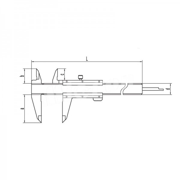 Штангенциркуль ШЦ-1-200 0,05 съемный блок 141-125Е Guanglu